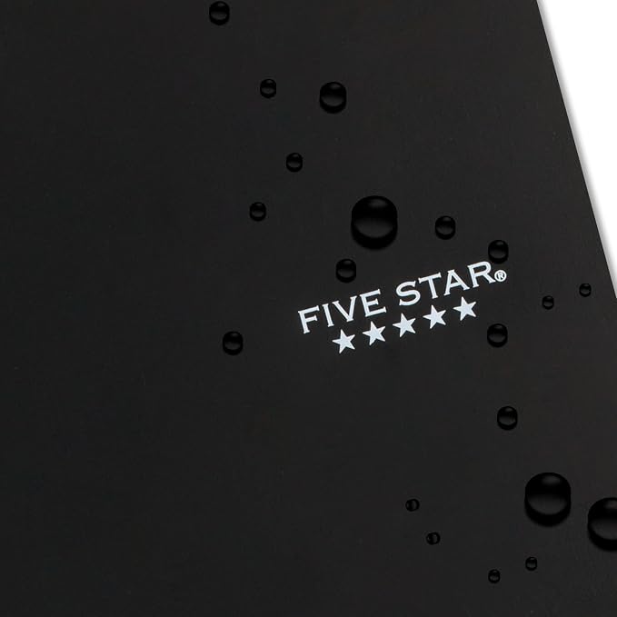 Five Star Spiral Notebook + Study App, 5 Subject, Wide Ruled Paper, 200 Sheets - Image 6