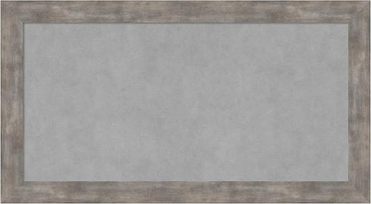 Amanti Art Silver Framed Magnetic Board 15x27 Small Vision Board by AmantiArt