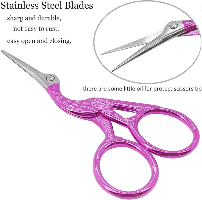 BIHRTC Little Bird Scissors 3.6Inch Sewing Scissors - Image 3