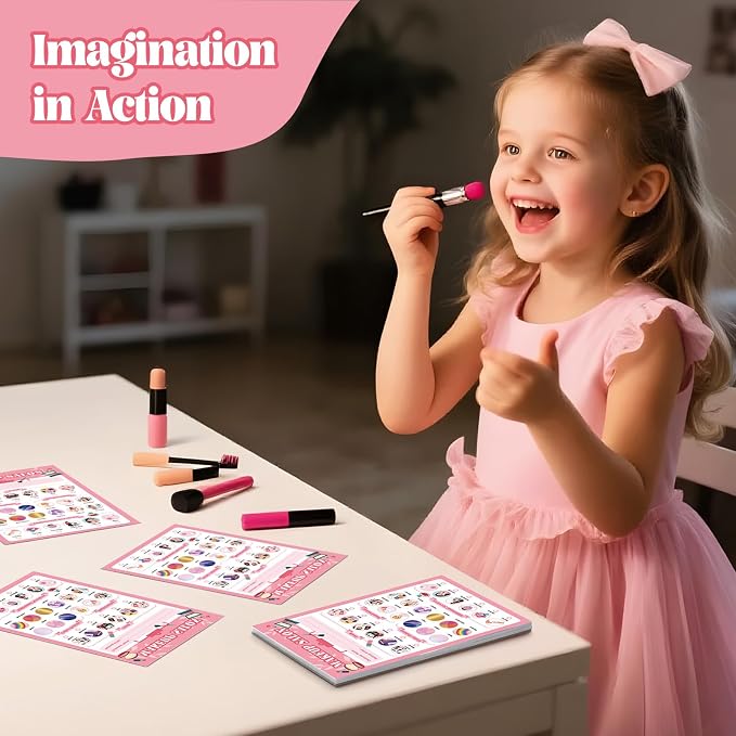 6 Pack Kids Pretend Play Notepads, 40 Pages Kids Playtime Pads - Image 7