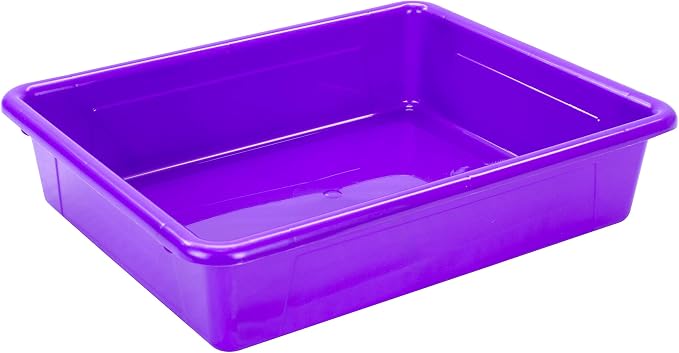 Storex Letter Size Flat Storage Tray – Organizer Bin - Image 4