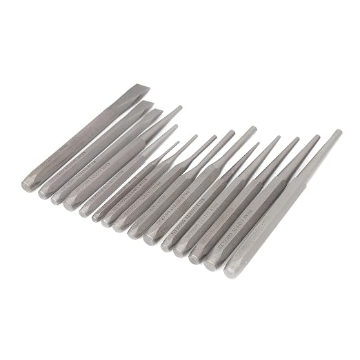 NEIKO 02626A Punch and Chisel Set | 16 Piece | Cold Chisels, Pin & Center - Image 3