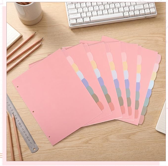6 Sets of 48Pcs Binder Dividers - Image 4