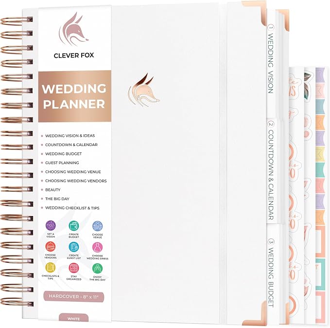 Clever Fox Wedding Planner – Notebook Organizer by CleverFox