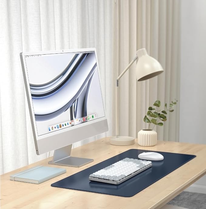 Satechi Vegan Leather Desk Mat, Large Mouse Pad Scratch and Water Resistant - Image 8