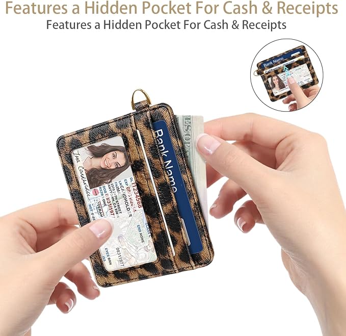Slim Minimalist Pocket Credit Card Holder Wallet RFID Blocking Lightweight Thin - Image 5