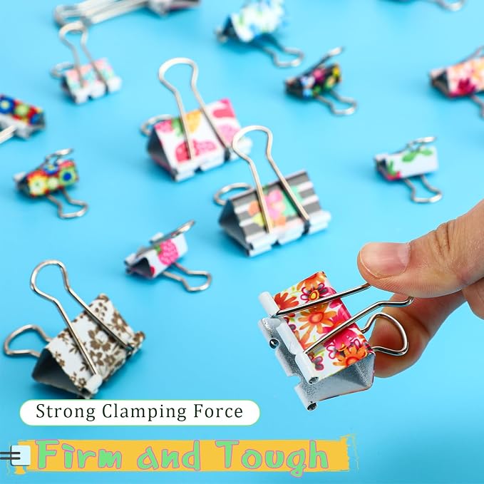 Cholemy 112 Pcs Cute Binder Clips - Image 4