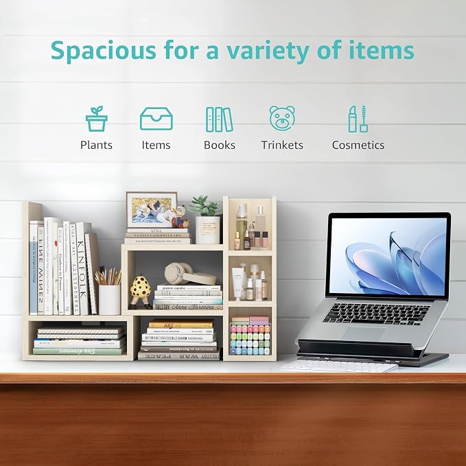 NUTIKAS Desk Shelves Desktop Organizer Shlef - Image 5