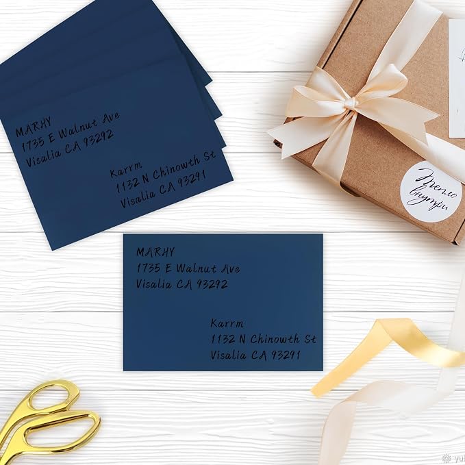 50 Pack A7 Envelopes, 5.24 x 7.24 in Envelopes - Image 7