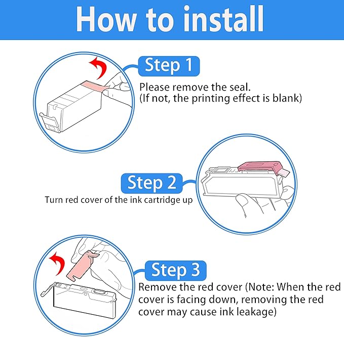 LCL PGI-35 Black Ink Cartridge Replacement for Canon 35 36 PGI35 CLI36 Ink Work with Canon Pixma iP110 iP100 IP100B TR150 mini260 mini320 Printers (6BK)-DeskLoop Office