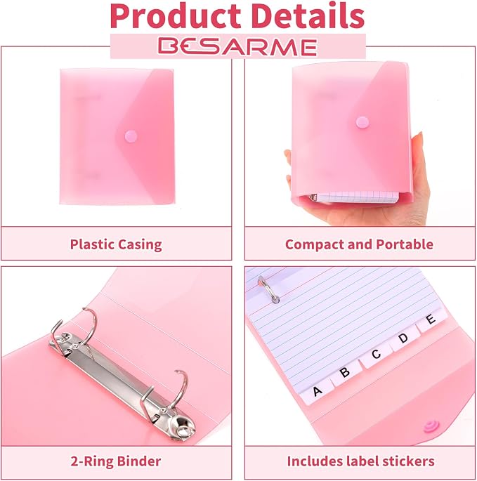 3x5 Index Card Holder Organizers Case Binder - Image 4