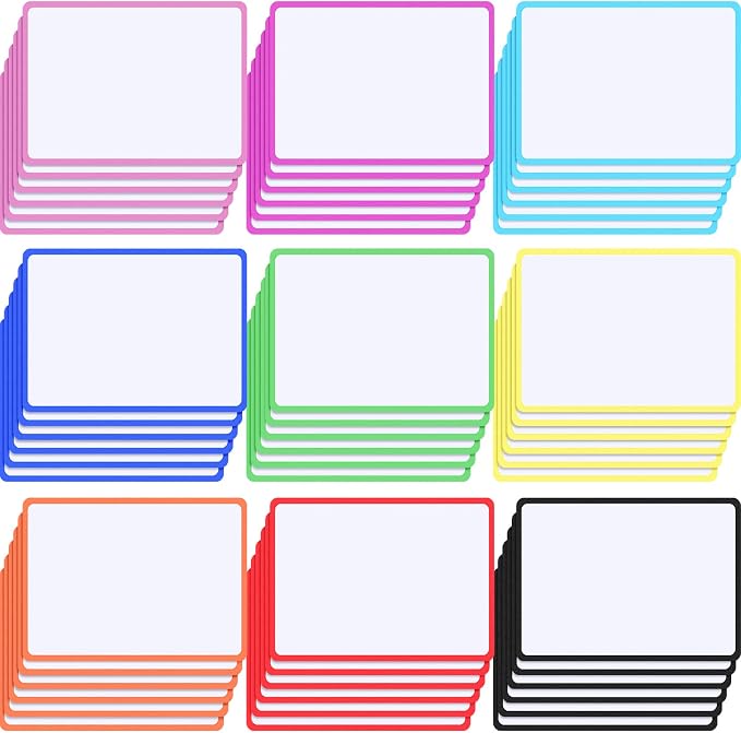 54 Pack Magnetic Blank Cards by Leinuosen