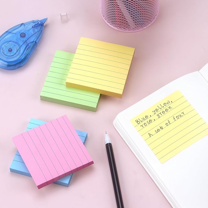 Lined Sticky Notes 3x3 Sticky Notes - Image 7