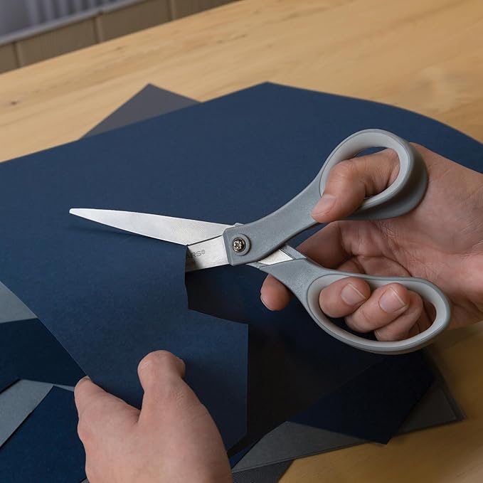 Fiskars 8” Everyday Titanium Comfort Grip Scissors, Home & Office Scissors - Image 7