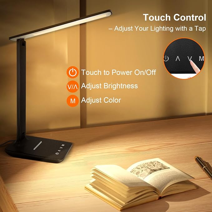 shinelife LED Desk Lamp for Office Home, Bright Desk Light - Image 5