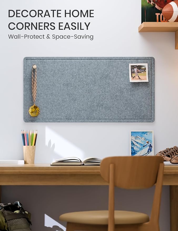 Fluxynara Bulletin Board, Foldable Felt Pin Board - Image 4