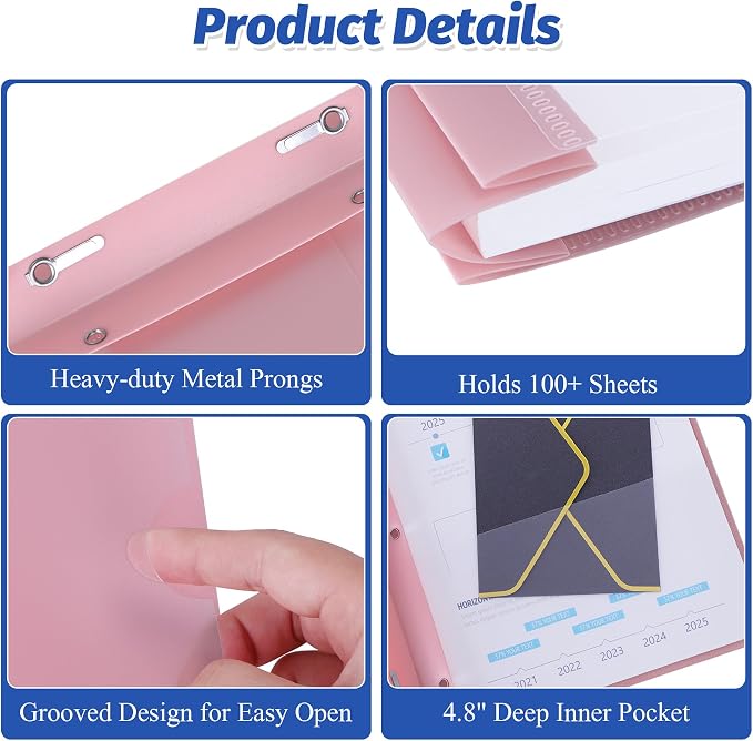 Ndsox 5 Pack Clear Front Report Covers - Image 3
