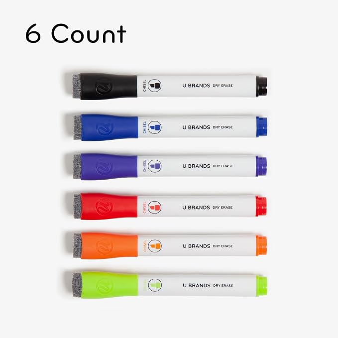 U Brands Fine Tip Dry Erase Markers - Image 2
