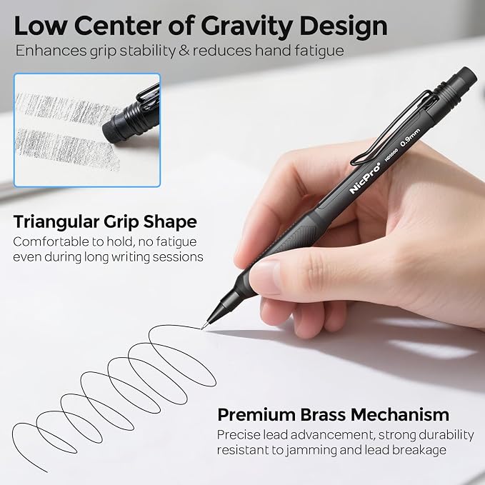 Nicpro Art Mechanical Pencil 0.9mm - Image 3