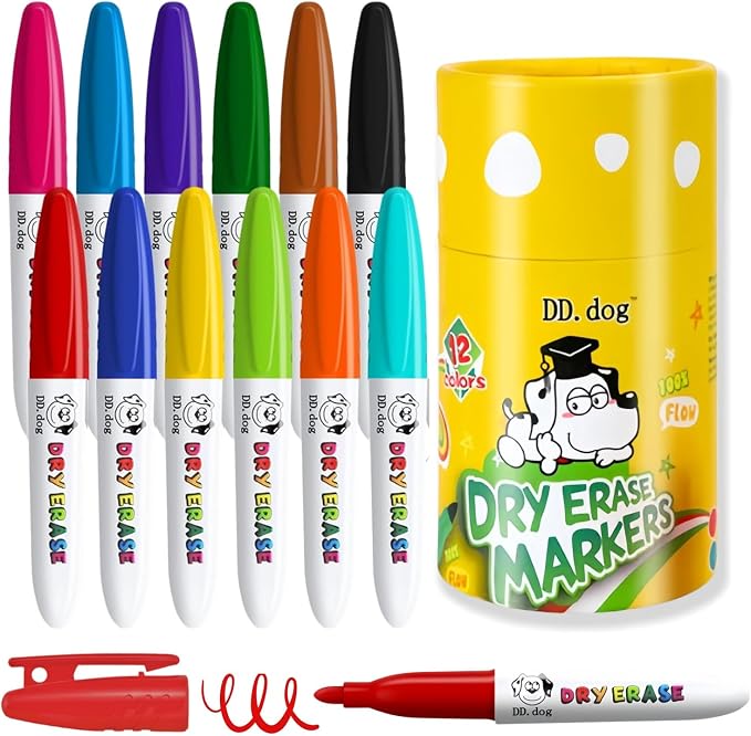 Colorful Mini Whiteboard Markers by coojsoo