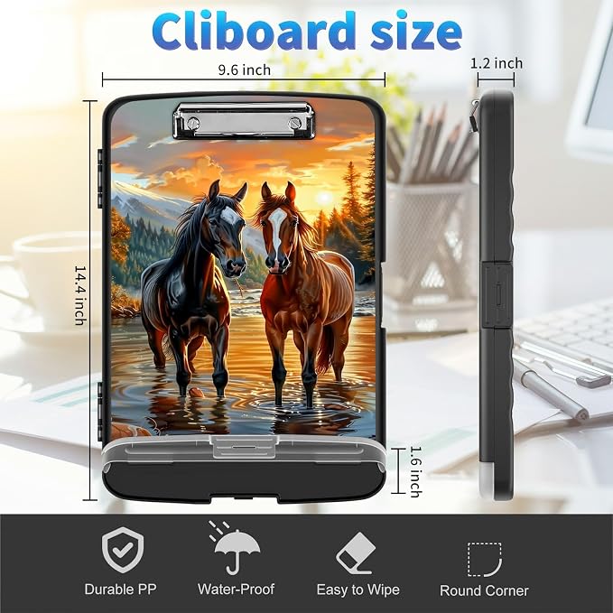 Clipboard with Storage, Clip Boards 8.5x11 with Storage High Capacity Nursing - Image 4