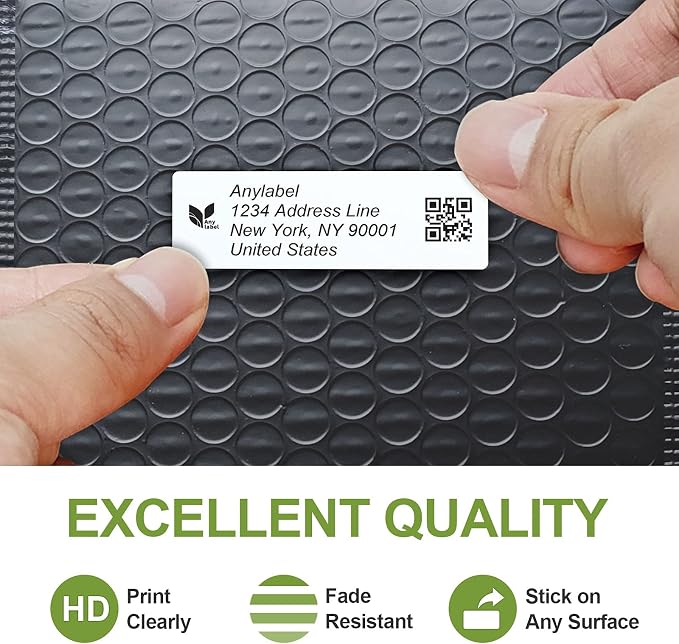 Compatible 1-1/8" x 3-1/2" Direct Thermal Labels Replacement - Image 3