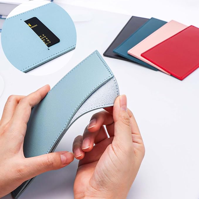 Cash Envelopes PU Leather Budget Envelope Credit Card Holder Reusable Money Clip - Image 4