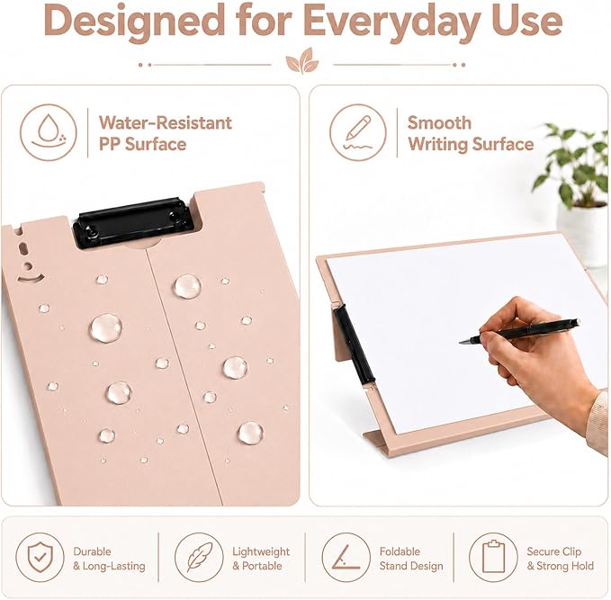 Free Standing Clipboard Foldable and Desktop Document Stand - Image 4