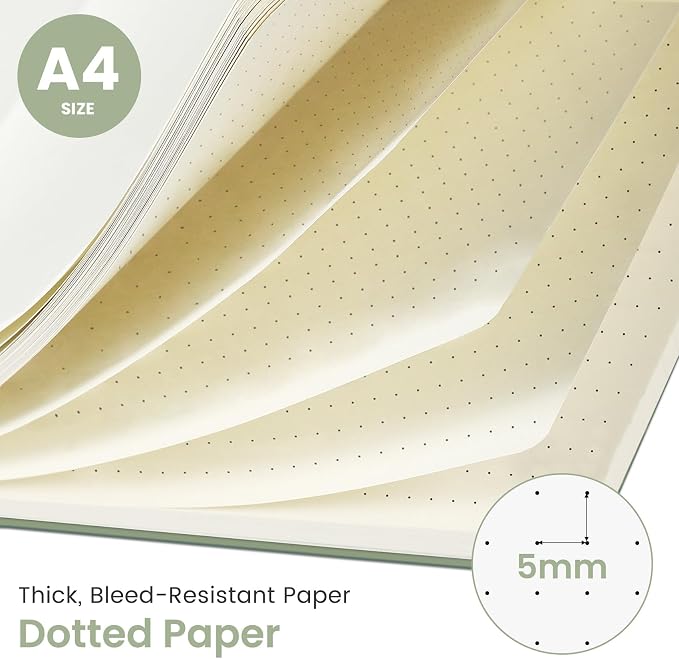 Taja Spiral Dotted Notebook, 8.5"x11" Notebooks - Image 2