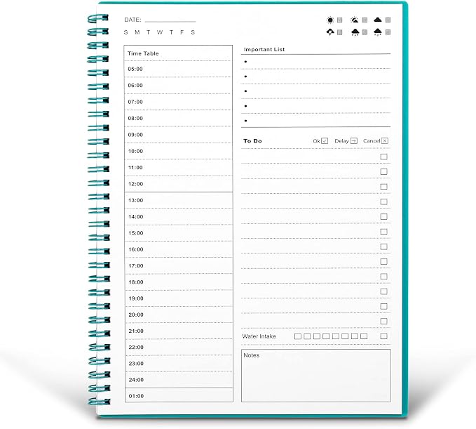 Daily Planner Undated, To Do List Notebook - Image 3