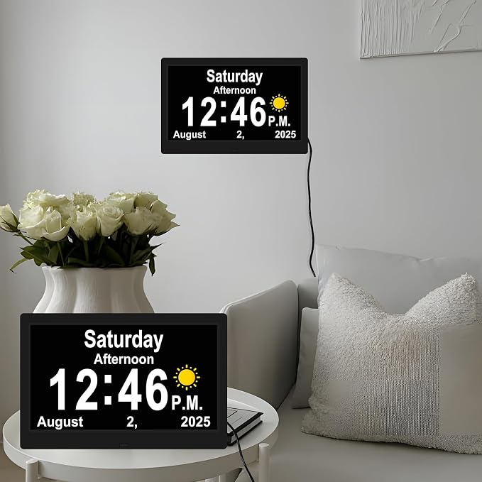 SSYA Dementia Clocks with Day and Date - Image 6