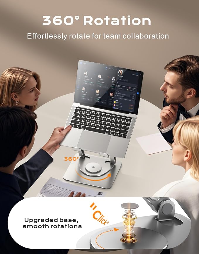 RIWUCT 360° Rotatable Laptop Stand - Image 2