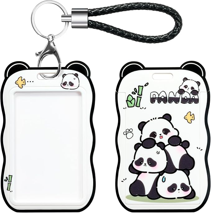 ID Card Badge Holder Key Chain by SHININGEYES