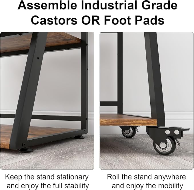 Natwind 3 Tier Large Printer Stand, - Image 7