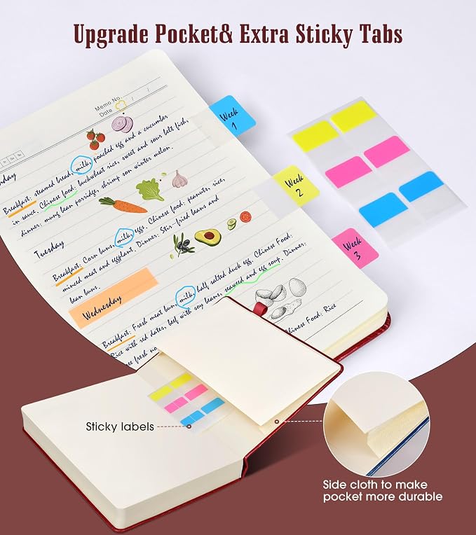 Lined Journal Notebook -365 Pages A5 Thick Journals - Image 5