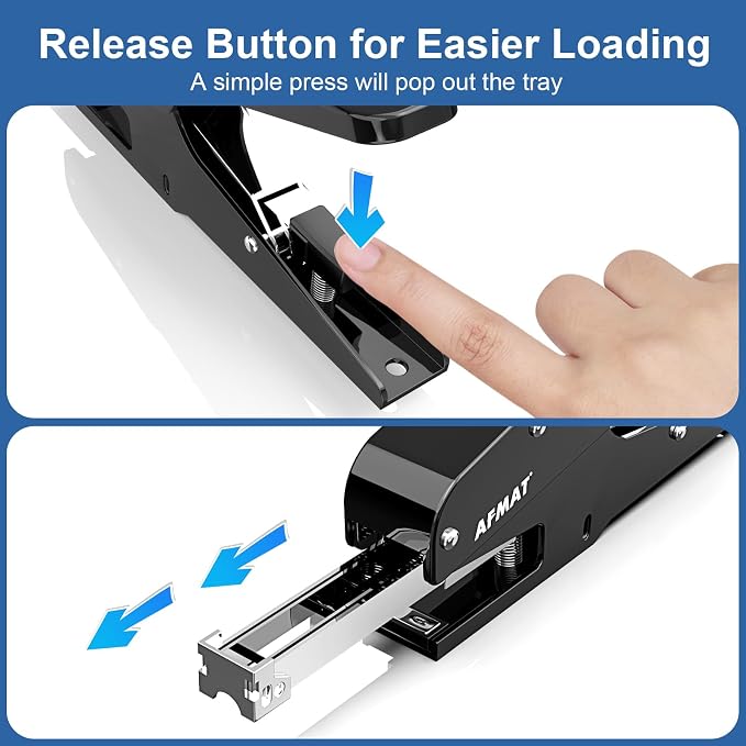 AFMAT Effortless Plier Stapler, Metal 35 Sheet Stapling Plier, 15000+ Stapling - Image 5