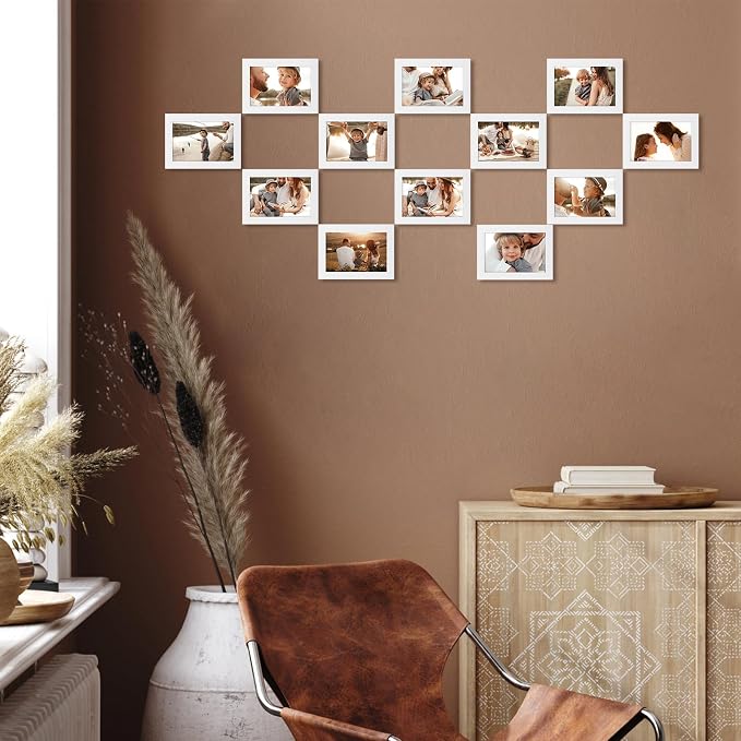 Giftgarden 12 Pack 3.5x5 Picture Frame White, 3.5 by 5 Photo Frames Bulk - Image 5