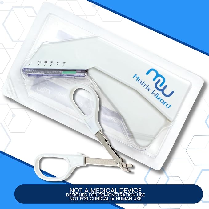 Disposable Skin Stapler with 55 Preloaded Wires Plus Stapler Remover Tool - Image 7