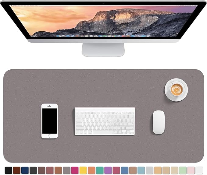 Hsurbtra Desk Pad, XL Extended Mouse Pad, Waterproof Desktop Blotter Protector by Hsurbtra