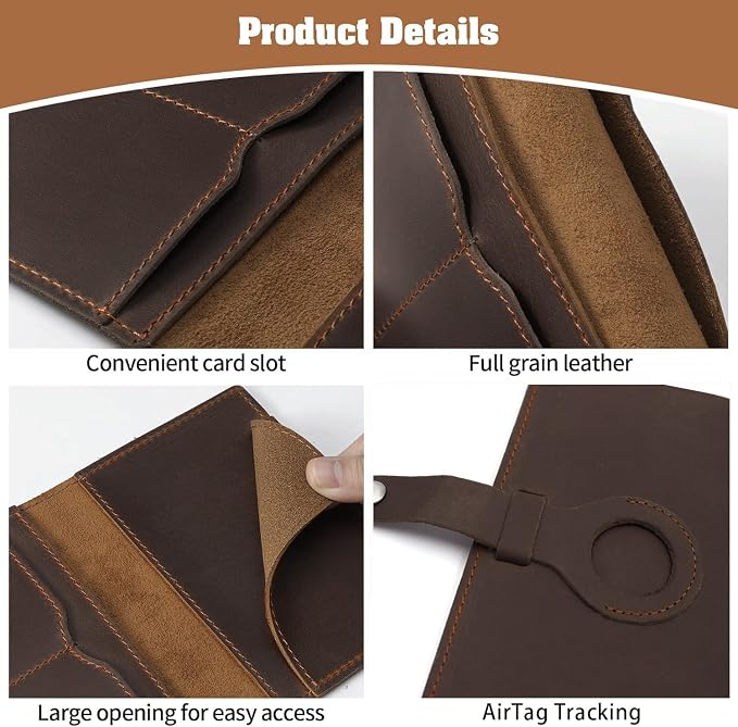 Jack&Chris Genuine Leather Passport Holder - Image 4