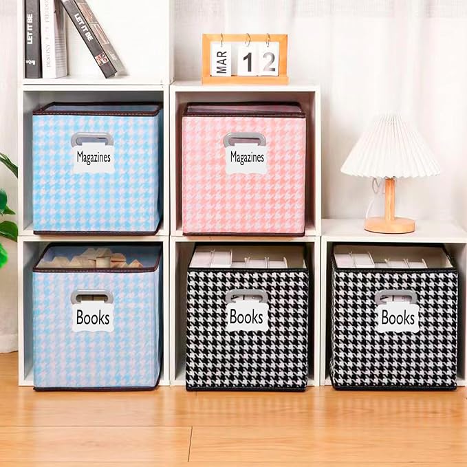 Basket Labels Clip, Include 20 Kitchen Clip Label Holder Removable PVC Bin - Image 7
