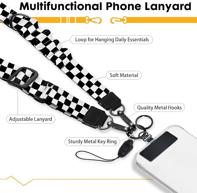 Icycay Phone Lanyard Crossbody, Teacher Anti Theft Cute Lanyard - Image 3