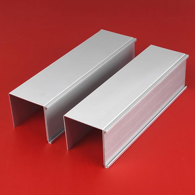 Set of 2 – Sturdy & Elegant Silver Aluminum Cubicle Name Plate Holder, Office - Image 3