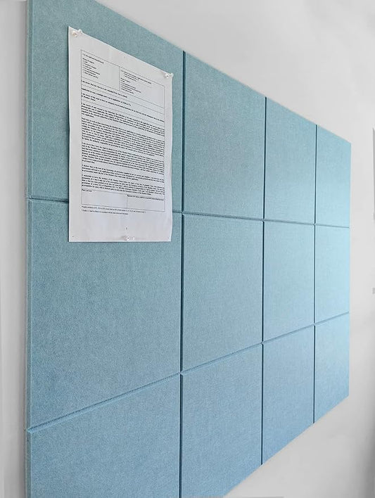 DECORITA Felt Wall Tiles | Large Cork Board Alternative | Aesthetic Felt by DesignerManufacturerofInnovativeBulletinBoardSolutionsforHomeOffice