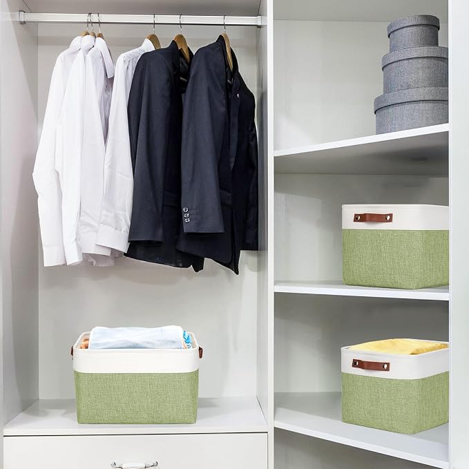 Bagnizer Storage Bins Large Fabric Storage Baskets - Image 2