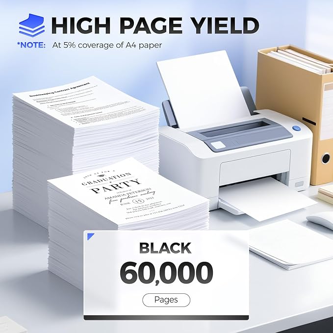 24B6040 Imaging Unit (Not Toner) High Yield Replacement for Lexmark 24B6040 Drum Unit Compatible with M1140 XM1140 XM1145 M1145 M3150 XM3150 XM3150h Laser Printer All-in-One Copier (60,000 Pages)-DeskLoop Office