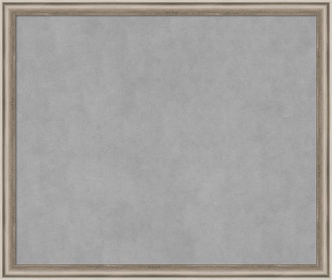 Amanti Art Silver Framed Magnetic Board 22x26 Medium Vision Board by AmantiArt