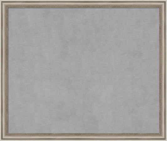 Amanti Art Silver Framed Magnetic Board 22x26 Medium Vision Board by AmantiArt