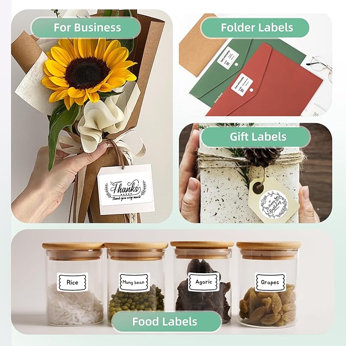 ORGSTA Label Maker Machine with Tape, T003 Thermal Label Maker, 3.15 Inch Bluetooth Label Printer Compatible with Phone & PC, Sticker Printer Barcode Thermal Maker for Small Business, Home, School-DeskLoop Office