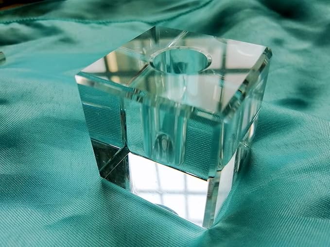 Glass Pen Holder Honeycomb Desk Accessory Fountain Pen Office Supplies Party & Gift Idea Home Decor (SQUARE)-DeskLoop Office